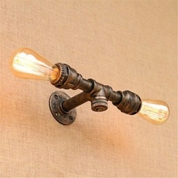 Rustikk Hyttemaling For Omgivelseslys Vegglampe Med Vegglampe