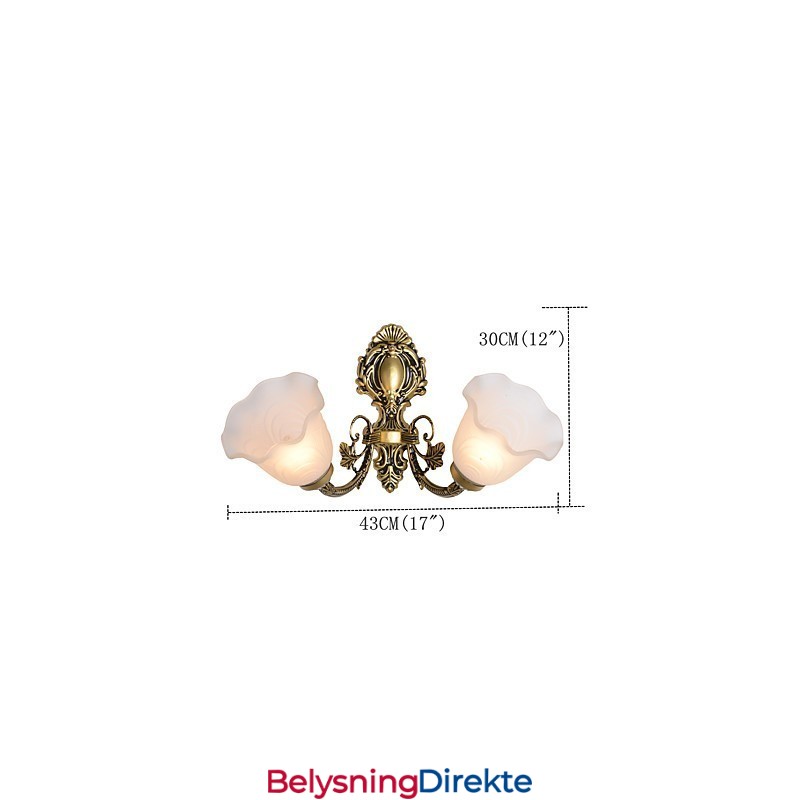 Landlig Maling For Mini-Stil Opplyst Vegglampe Med Vegglampe