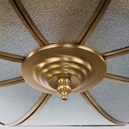 Moderne, Samtidskunst Dekorativ Design Taklampe I Kobberfamilie