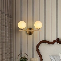 Vegglampe Moderne Samtids Bronse Funksjon For Mini-Stil Uplight Vegglampe Vegglampe
