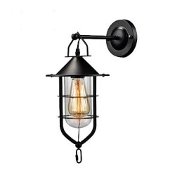 Europeisk Stil Vegglampe Balkonggang Utendørs Lampe Retro Industriell Vind Bar Gårdsplass Trapper Soverom Vegg