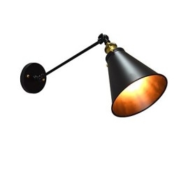Buzz Paint Enkeltvegg Jernvegglampe Dum Svart Lyssabellampe På Vegg