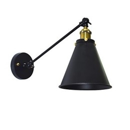 Buzz Paint Enkeltvegg Jernvegglampe Dum Svart Lyssabellampe På Vegg