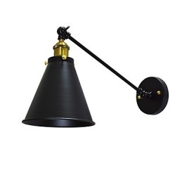 Buzz Paint Enkeltvegg Jernvegglampe Dum Svart Lyssabellampe På Vegg