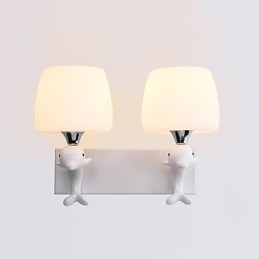 Moderne Samtidsmaleri Funksjon For Øyebeskyttelse Omgivelseslys Vegglampe Vegglampe