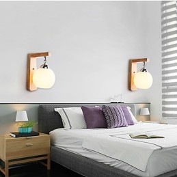 Moderne Samtidsmaleri Funksjon For Øyebeskyttelse Omgivelseslys Vegglampe Vegglampe