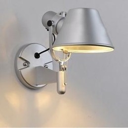Moderne Samtids Sølvfunksjon For Øyebeskyttelse Omgivelseslys Vegglampe Vegglampe
