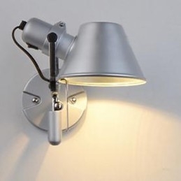 Moderne Samtids Sølvfunksjon For Øyebeskyttelse Omgivelseslys Vegglampe Vegglampe