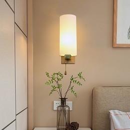 Moderne Samtidsmaleri Funksjon For Øyebeskyttelse Omgivelseslys Vegglampe Vegglampe