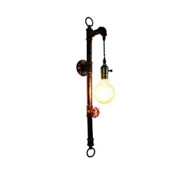 Vegglampe Vegglampe Veggjernsvegglampe Dum Black Lightsaber-Lampe På Veggen