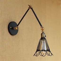 Rustikk Hytte, Landlig Retro-Maling For Mini-Svingarm, Omgivelseslyshuske