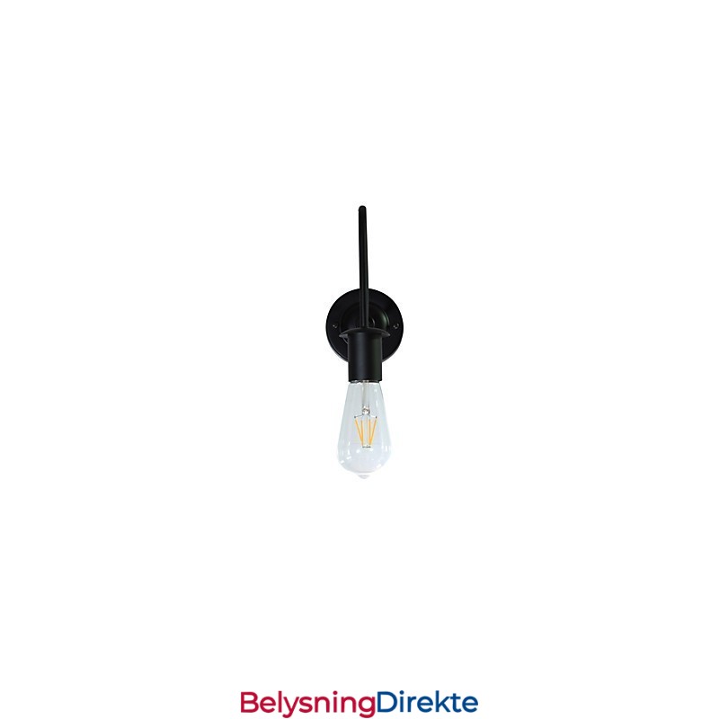 Vegglampetter Veggjern Vegglampe Dum Black Lightsaber-Lampe På Veggen