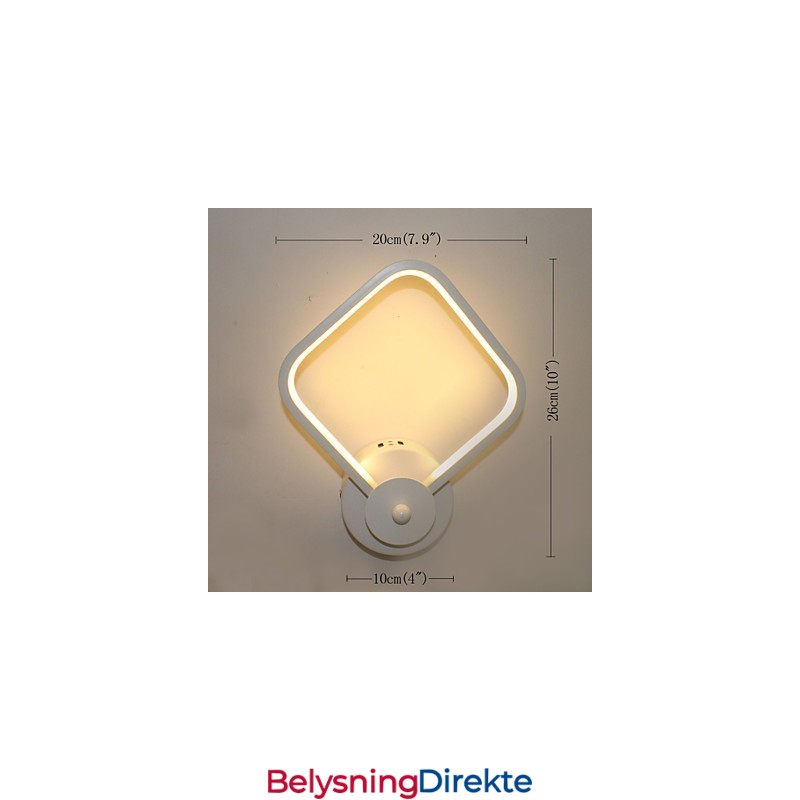 Enkel Moderne Soverom Nattbordslampe Vegglampe Kreativ Personlighet Trapper Aluminiumslampe