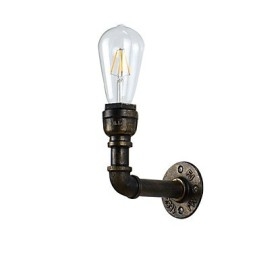 Rustikk Hytte Tradisjonell Klassisk Antikk Messing Vegglampe Vegglampe