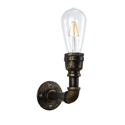 Rustikk Hytte Tradisjonell Klassisk Antikk Messing Vegglampe Vegglampe