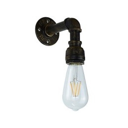 Rustikk Hytte Tradisjonell Klassisk Antikk Messing Vegglampe Vegglampe