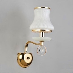 Moderne Og Moderne Galvanisert Funksjon For Krystall Mini-Stil Øyebeskyttelse Omgivelseslys Vegglamper