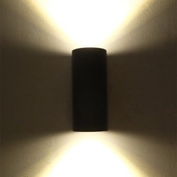 Moderne Samtids Moderne Samtids Landlig Sort Oksidfinish Funksjon For Omgivelseslys Vegglampetter