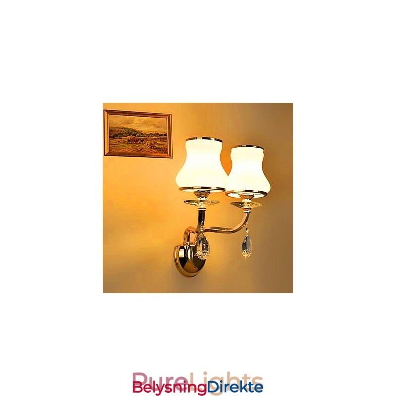 Moderne Og Moderne Galvanisert Funksjon For Krystall Mini-Stil Øyebeskyttelsesvegglamper