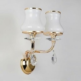 Moderne Og Moderne Galvanisert Funksjon For Krystall Mini-Stil Øyebeskyttelsesvegglamper