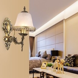 Moderne Samtidsmaleri For Omgivelseslys Vegglampe Med Vegglampe