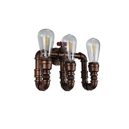 Rustikk Hytte Tradisjonell Klassisk Antikk Messing Vegglampe Vegglampe