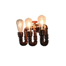 Rustikk Hytte Tradisjonell Klassisk Antikk Messing Vegglampe Vegglampe