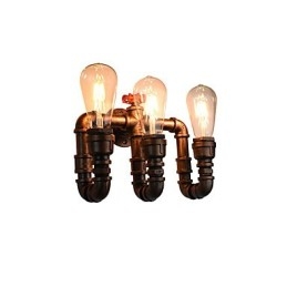Rustikk Hytte Tradisjonell Klassisk Antikk Messing Vegglampe Vegglampe