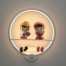 Vegglampe Moderne Minimalistisk Lampe Kreativ Midgang Trappelys