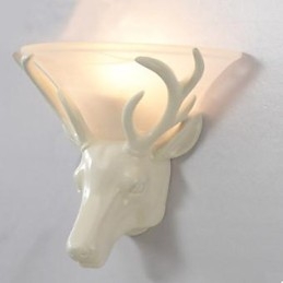 Moderne Og Innleid Hjortehode-Vegglampe Mote Kreativ Stue-Soverom Vegglampe