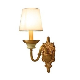 Enkel, Landlig, Tradisjonell, Klassisk Messingfunksjon For Mini-Stil, Opplyst Vegglampe