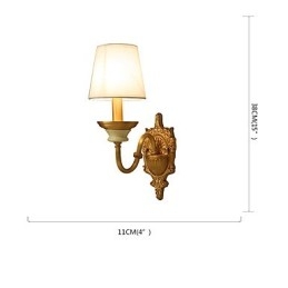 Enkel, Landlig, Tradisjonell, Klassisk Messingfunksjon For Mini-Stil, Opplyst Vegglampe