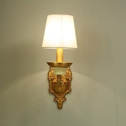 Enkel, Landlig, Tradisjonell, Klassisk Messingfunksjon For Mini-Stil, Opplyst Vegglampe