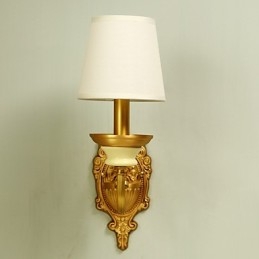 Enkel, Landlig, Tradisjonell, Klassisk Messingfunksjon For Mini-Stil, Opplyst Vegglampe
