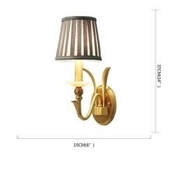 Enkel, Landlig, Tradisjonell, Klassisk Messingfunksjon For Mini-Stil, Opplyst Vegglampe