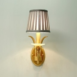 Enkel, Landlig, Tradisjonell, Klassisk Messingfunksjon For Mini-Stil, Opplyst Vegglampe
