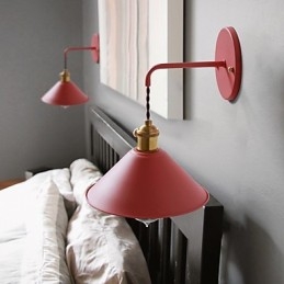Mini-Størrelse Enkel Industriell Hodepærer Vegglampe Vintage Retro Landsby Metall Vegglampe Lysarmatur Midtgang Vegglampe