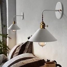 Mini-Størrelse Enkel Industriell Hodepærer Vegglampe Vintage Retro Landsby Metall Vegglampe Lysarmatur Midtgang Vegglampe