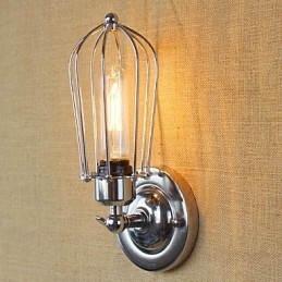 Enkel Vintage Landlig Retro Galvanisert Funksjon For Mini-Stil Omgivende Lys Vegglampetter