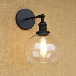 Landlig Retro-Maleri For Mini-Stil Øyebeskyttelse Omgivelseslys Vegglampetter