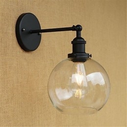 Landlig Retro-Maleri For Mini-Stil Øyebeskyttelse Omgivelseslys Vegglampetter