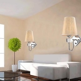 Moderne Samtids Galvanisert Opplyst Vegglampe Vegglampe