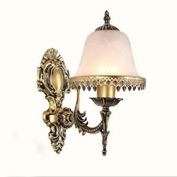 Vintage Galvanisert Downlight Vegglampe