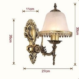 Vintage Galvanisert Downlight Vegglampe