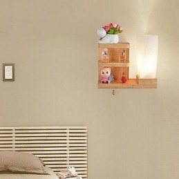Moderne Samtidsstil Andre Funksjoner Opplyst Vegglampe Vegglampe