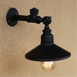 Rustikk Hyttemaling For Omgivelseslys Vegglampe Med Vegglampe