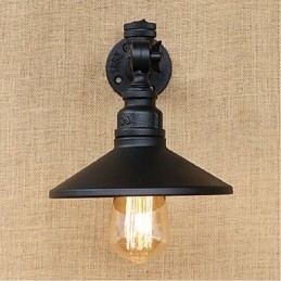Rustikk Hyttemaling For Omgivelseslys Vegglampe Med Vegglampe