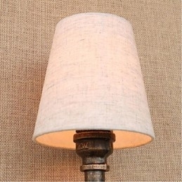 Rustikk Lodge Messingdetalj For Omgivelseslys Vegglampe Vegglampe