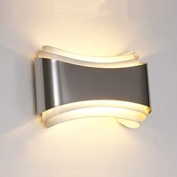 Integrert Moderne, Samtidskunstnerisk Kromfunksjon For Omgivelseslys Vegglampe Vegglampe