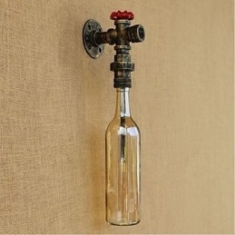 Ravfarget Vannvegglampe Med Bryter